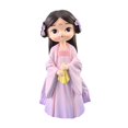 thumbnail image 1 of Princesa Figurita Linda Resina Hogar Tienda Adornos Decoraciones Púrpura, 1 of 7
