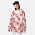 thumbnail image 3 of Lsque Floral Strawberr UPF 50+ Lightweight Sun Protection Men's Women's Long Sleeve Shirt, Hoodie Performance -XX-Large, 3 of 9