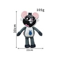 thumbnail image 3 of Nightmare Critters Baba Chops Plush Anime Simon Smoke Poe Touille Plushie Maggie Mako Soft Stuffed Home Decor Doll Toy Gift, 3 of 5