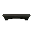 thumbnail image 7 of Pearl Mantels Celeste Versatile Hand Distressed and Hand Finished Premium Pine Wood Mantel Shelf, Dark Roast Finish, 60"L & 10"D, Hang Alone, with Corbels or with Corbels and Arch (Included), 7 of 7