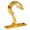 gold, variant on Drapery Hooks Bracket Adjustable Rod Holder for Window Decoration Set of 2 Multi Color