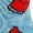 Blue, variant on Men's Party Animal Socks Funny Bear Celebration Novelty Graphic Footwear