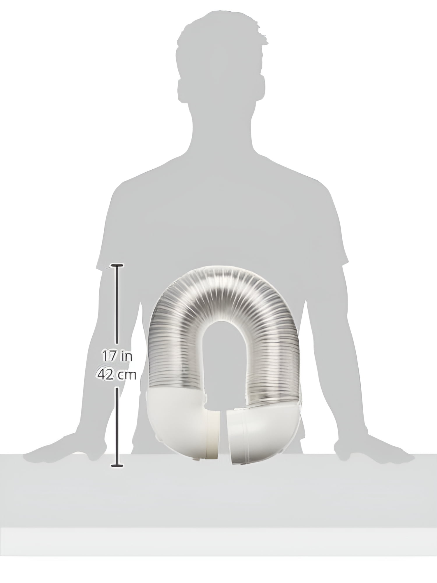 Lambro Industries 4004 Quick Connect Flexible Aluminum Duct Dryer Vent Kit