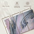 thumbnail image 6 of Elephant Stock Pink And Grey Abstract Wall Art - Horizontal Multi Panel Canvas - Living Room Wall Decor - Abstract Multi Panel - Blue And Purple Decor - 65" x 42", 6 of 8