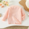 thumbnail image 6 of YuYuBao Toddler Girls Cardigan Sweater Coats Autumn Winter Knitted Bow Baby Girls Korean Sweater Coats, 6 of 9