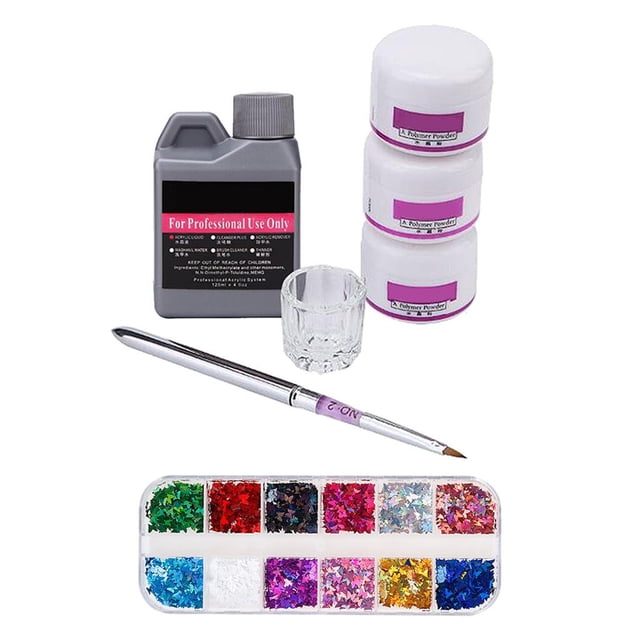 de decoración de uñas Polvo acrílico Paillettes de uñas Suminiss Decoración Yinane Arte de cuidado de uñas diseñado