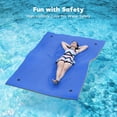 thumbnail image 5 of WARMOUNTS Water Floating Mat Foam Pad, 9x6FT Bouncy Tear-Resistant XPE Foam, Recreation and Relaxing for Pool Lake River Ocean Outdoor Water Activities, 5 of 8