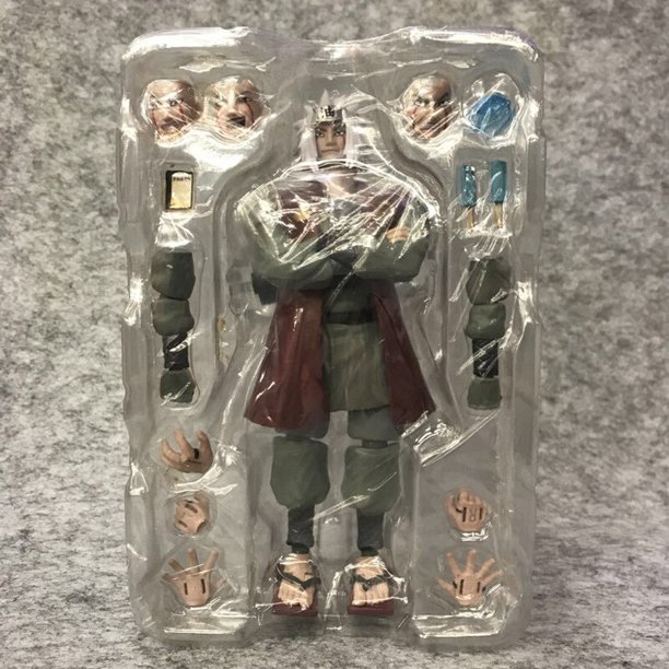 Naruto SHF colección figura modelo Uchiha Itachi Anime muñeca juguetes móviles zhangmengya LED
