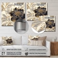 thumbnail image 4 of Designart "Peonies Symphony Blue & Gold II" Floral Peony Metal Art Print, 4 of 5