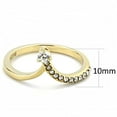 thumbnail image 2 of Gold Diamante Womens Ring Stainless Steel Anillo Color Oro Para Mujer Acero Inoxidable, 2 of 5