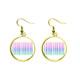 thumbnail image 1 of Ear Dangle Golden Drop Earring Jewelry Mujer Unbranded M, 1 of 3