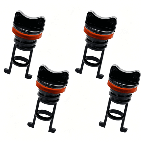 HIBIBUD Boat Drain Plugs,1.9Cm/3/4In Diameter Nylon Thread Drain Stoppers Kayak Scupper Plug Kit Plugs for Kayak Canoe Dinghy&Boat Accessories