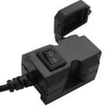 thumbnail image 5 of 2X 12V Waterproof Motorbike Motorcycle Dual-USB Charger Power Socket Adapter Outlet, 5 of 8