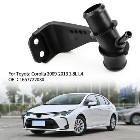 CENL 1Pc Car Aluminium Engine Radiator Coolant Water Outlet Pipe For Toyota For Corolla 1.8L L4 2009-2013 1657722030 Accessories