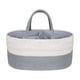 thumbnail image 1 of Lindo organizador de carrito de pañales para bebé, canasta grande cuerda, contenedor de almacenamiento para guardería / carrito, bolsa Hugo Organizador de pañales, 1 of 8