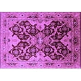 thumbnail image 1 of Ahgly Company Indoor Rectangle Oriental Purple Traditional Area Rugs, 5' x 8', 1 of 4