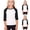 2PC Black, variant on XinLfly 2PC Toddler Long Sleeve Shirt Soft Undershirts Base Color Block Layer Basic T Shirt Tees Daily Spring Clothes,3-4T