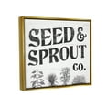 thumbnail image 5 of Stupell Industries Seed & Sprout Antique Botanicals Gardening Typography Graphic Art Metallic Gold Floating Framed Canvas Print Wall Art, Design by Daphne Polselli, 5 of 5