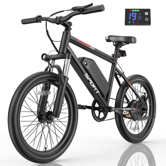 Electric Bike for Adults, 20" E Bike with 3-Speed, 750W Peak Adult Electric Bicycles for Womens & Man Commute, up 45 Miles Removable Battery Ebike, Max 19MPH