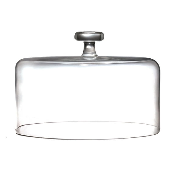 Glass Clear Cake Dome with Knob Handle - by Barski
