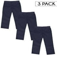 thumbnail image 2 of CHOK 3 Pack Pantalon Chino Uniforme Scolaire Ajusté Extensible pour Garçon, 2 of 7