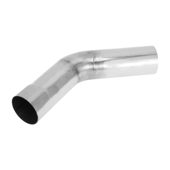 45 Degree Mandrel Exhaust Tube Car Exhaust Pipe Mandrel Bend DIY Custom Tubing Pipe 2.25" OD 5.91" Leg Length T304 Stainless Steel Silver Tone