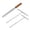 A, variant on 3Pcs Stainless Steel Crepe Spreader And Spatula T Shape Pancake Batter Spreader With Wooden Handle Turner Non Stick Flatbread Making For Home Kitchen Breakfast Silicone Baking Mat Sheets Air Fryer