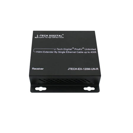 J-Tech Digital ® ProAV ® Unlimited N x N HDMI Extender Over Ethernet Cat6 Extender Matrix 12X12 8X8 Switch Switcher Extender by Single Ethernet Cable up to 400ft (Receiver)