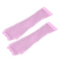thumbnail image 3 of Womens Fashion Long Fishnet Fingerless Gloves For Party And Events, 3 of 3