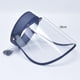 thumbnail image 3 of 20 Stück Gesichtsschutz Visier mit 3 Halterungen, UNTIRE Anti Fog Schutzvisier Face Shield Vollgesichts und Augenschutz, Transparentes Gesichts Schutzschild mit verstellbarem Gummiband Ormromra LL-1370, 3 of 4