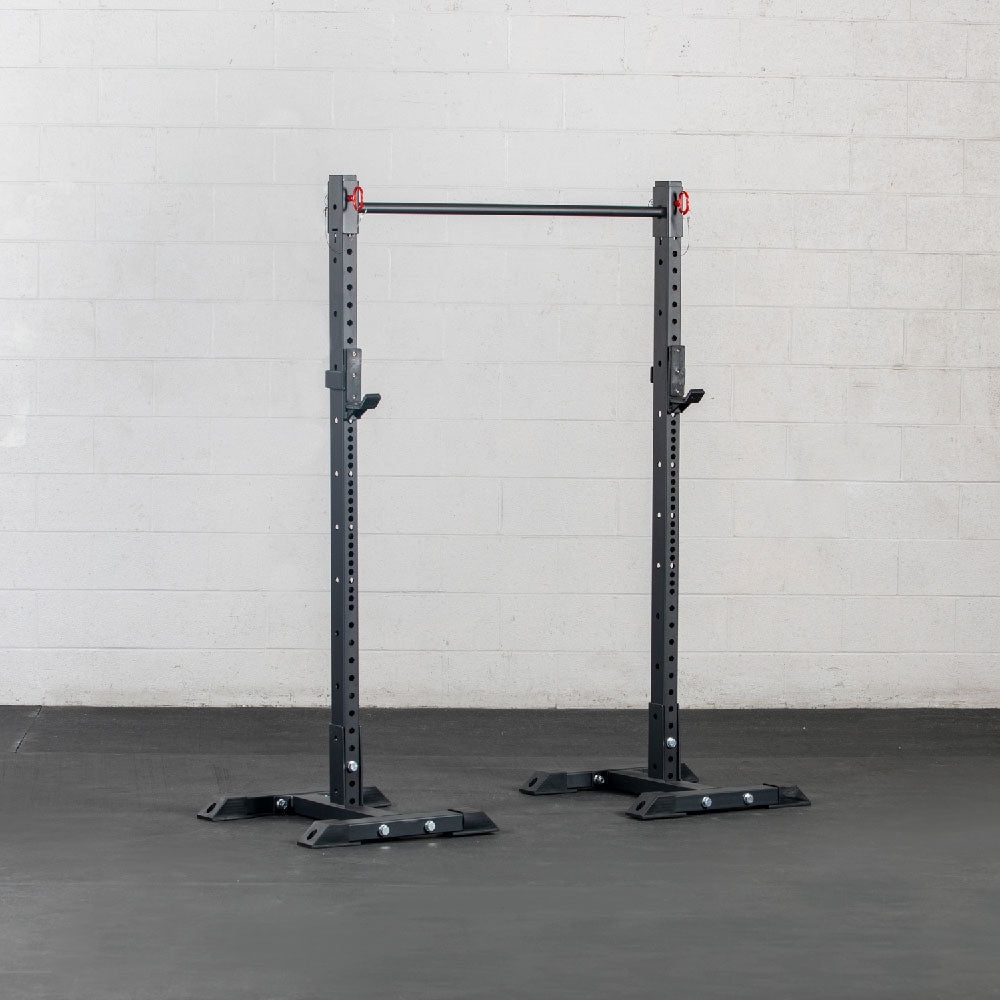 Titan Fitness T-3 Series Independent Squat Stand 1,000 lb. Capacity with Pull-Up Bar Olympic Squat Rack