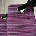 thumbnail image 3 of Ambesonne Magenta Grommet Curtain, Vintage Knit Pattern, 50" x 120", Fuchsia and Violet, 3 of 6