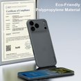thumbnail image 2 of Funda para teléfono memumi para iPhone 17 Pro, ultradelgada, gris mate, 2 of 7