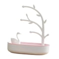 thumbnail image 3 of Joyero de Lago de los Cisnes, decoración para mujer, bandeja de moda, estante para aretes, estuche de almacenamiento Rosa, 3 of 8