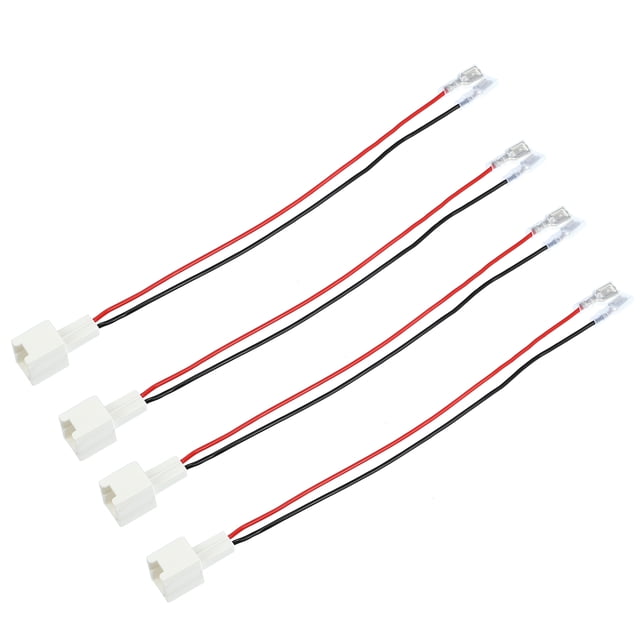 4uds Coche Altavoz Conector Cable Arnés Adaptadores