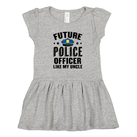 

Inktastic Future Police Officer Like My Uncle Girls Toddler Dress