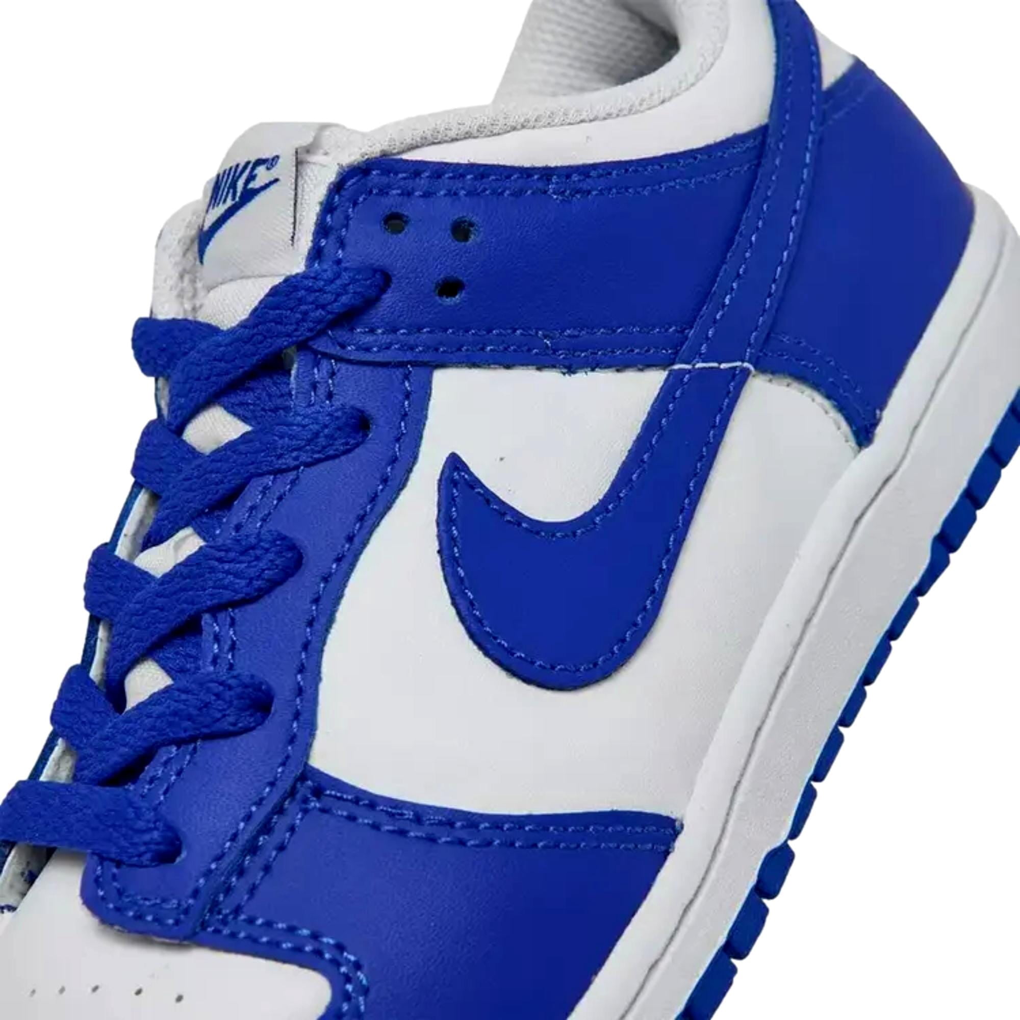 Little Kid's Nike Dunk Low White/Hyper Royal-Hyper Royal (FB9108 131) - 10.5
