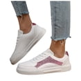 thumbnail image 7 of YLYL Sneakers for Women Men with Sequin-Embroidered Low Top Lace up Comfortable Casual Slip on Walking Shoes, 7 of 7