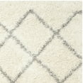 thumbnail image 6 of SAFAVIEH Dallas Jerrie Geometric Shag Area Rug, Ivory/Grey, 8' x 10', 6 of 6