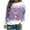 Purple, variant on Tetras Plus Size Tops for Women,Women's Winter Printed Loose T-Shirt,Long Sleeves Blouse,Round Neck Casual Tops