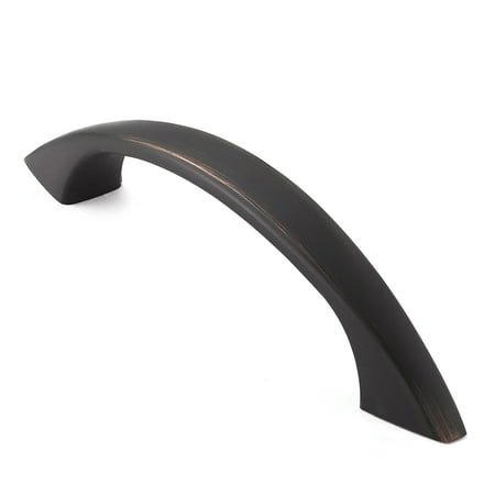 Cauldham Solid Kitchen Cabinet Arch Pulls Handles 3 Hole Centers