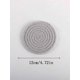 thumbnail image 2 of 1pc Polyester Coaster, Minimalist Plain Woven Coaster For Home, 2 of 4
