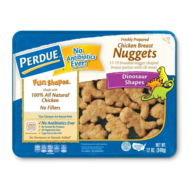 Perdue Fun Shapes Refrigerated Breaded Chicken Breast Nuggets Dinosaur