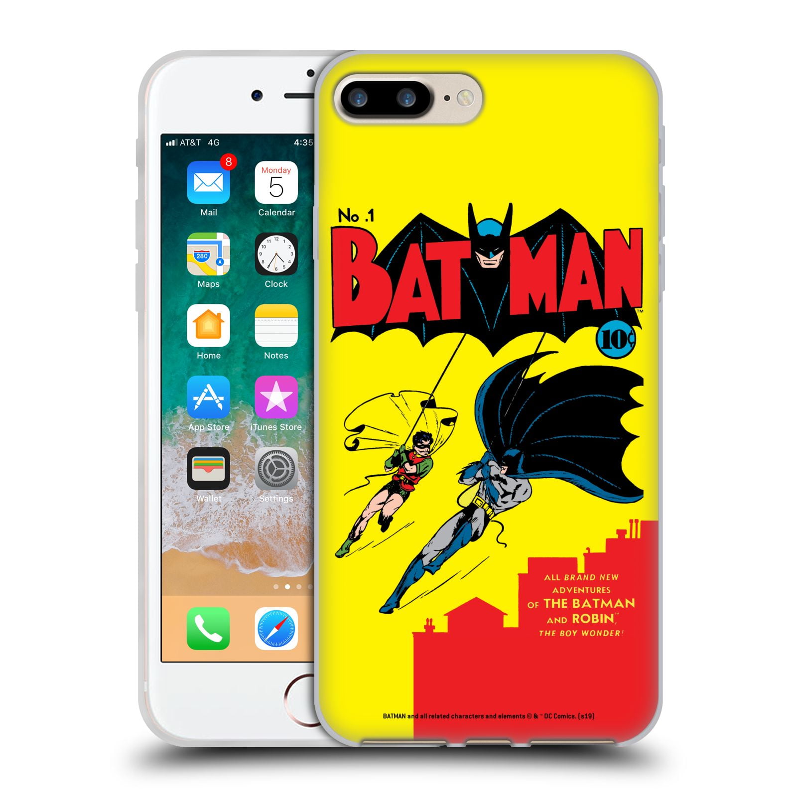 Tussendoortje Grote waanidee Let op Head Case Designs Officially Licensed Batman DC Comics Famous Comic Book  Covers Robin Number 1 Soft Gel Case Compatible with Apple iPhone 7 Plus / iPhone  8 Plus - Walmart.com