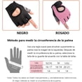thumbnail image 2 of Guantes Deportivos Mujer y Hombre, Guantes de Fitness y Ciclismo, Diseño Medio Dedo y Transpirable para Levantamiento, Ejercicio Físico o Entrenamiento al Aire Libre, 2 of 5