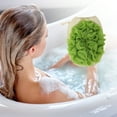 thumbnail image 2 of Unique Bargains 1 Pc Shower Gloves Exfoliating Glove for Bathroom 7.48"x5.51" Green, 2 of 7