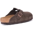 thumbnail image 3 of Birkenstock Boston BS Women's Suede Casual Sandal In Mocha Size 5/5.5, 3 of 6
