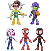Marvel Spidey and His Amazing Friends Web Squad Figure Collection, 5 Action (1 COUNT)