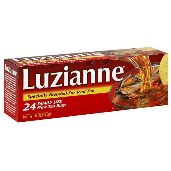 Luzianne Family Sized Iced Tea, 6 oz, 24ct (Pack of 6)