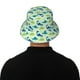 thumbnail image 5 of Balery Cute Dinosaur Blue Green Sombreros para el sol para hombre y mujer, sombrero de pescador con UPF 50+, 5 of 6